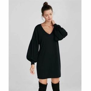 Express Balloon Sleeve Dress wore once